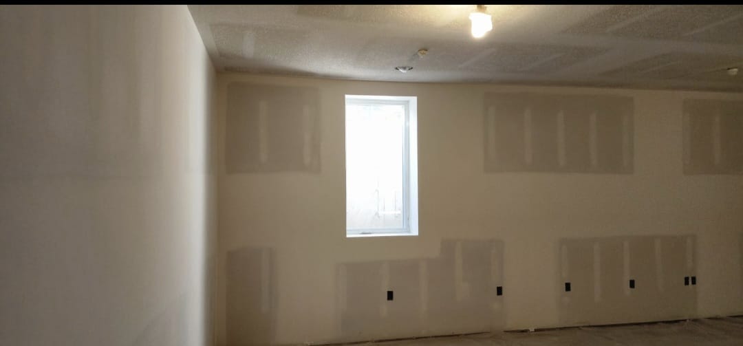 Interior wall before restoration